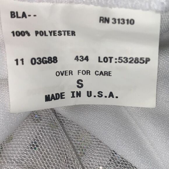 Vintage 90’s Sheer Double Layered Asymmetrical Fairycore Party Dress Size Small - Picture 12 of 13